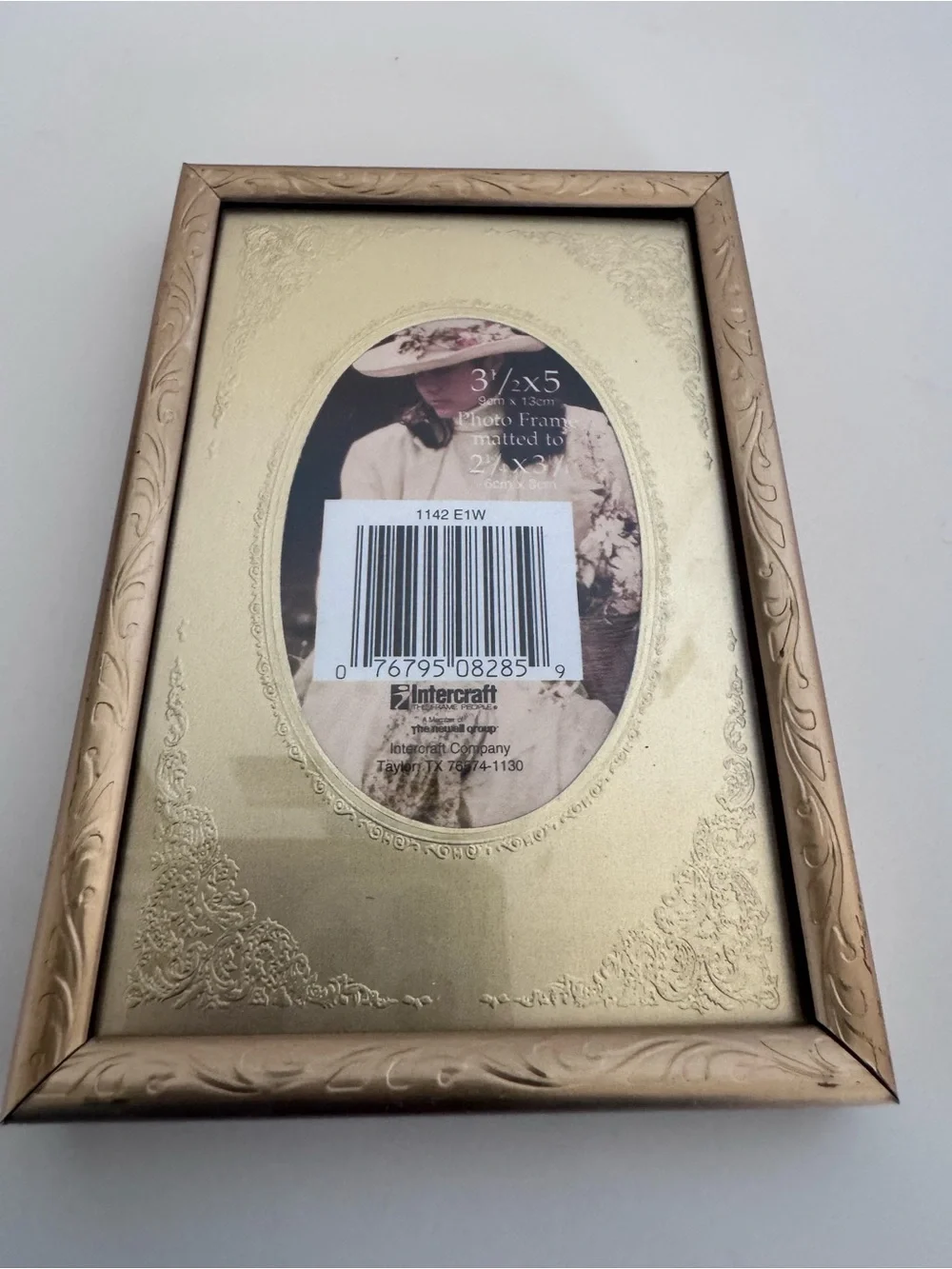 Vintage Gold Ornate Photo Frame Cottagecore Grandmillennial French Decor 3x5